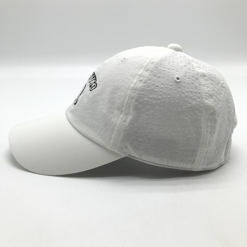 超 アルチビオ キャップ 白 サッカー生地 ロゴ ゴルフウェア モデル archivio