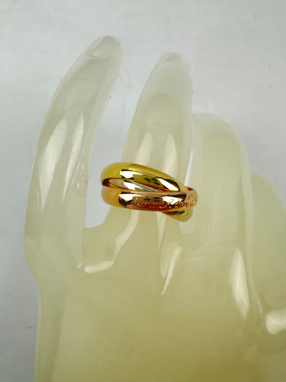 Cartier 【カルティエ】トリニティリング 3連リング 750（K18） YG PG 