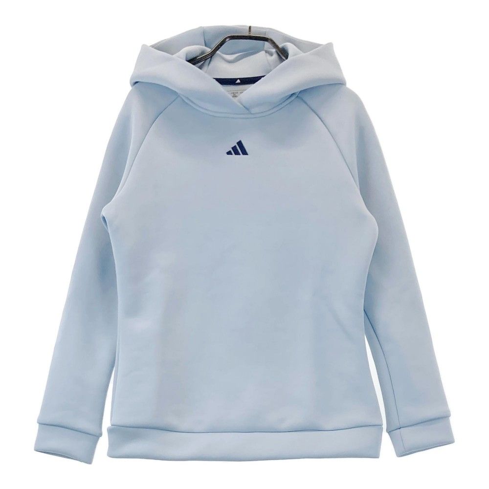 サイズ：L ADIDAS GOLF アディダスゴルフ ;2023年 ダンボールニット パーカー  ブルー系 [240101440328] ゴルフウェア レディース ストスト サイズ：L ADIDAS GOLF アディダスゴルフ ;2023年 ダンボール