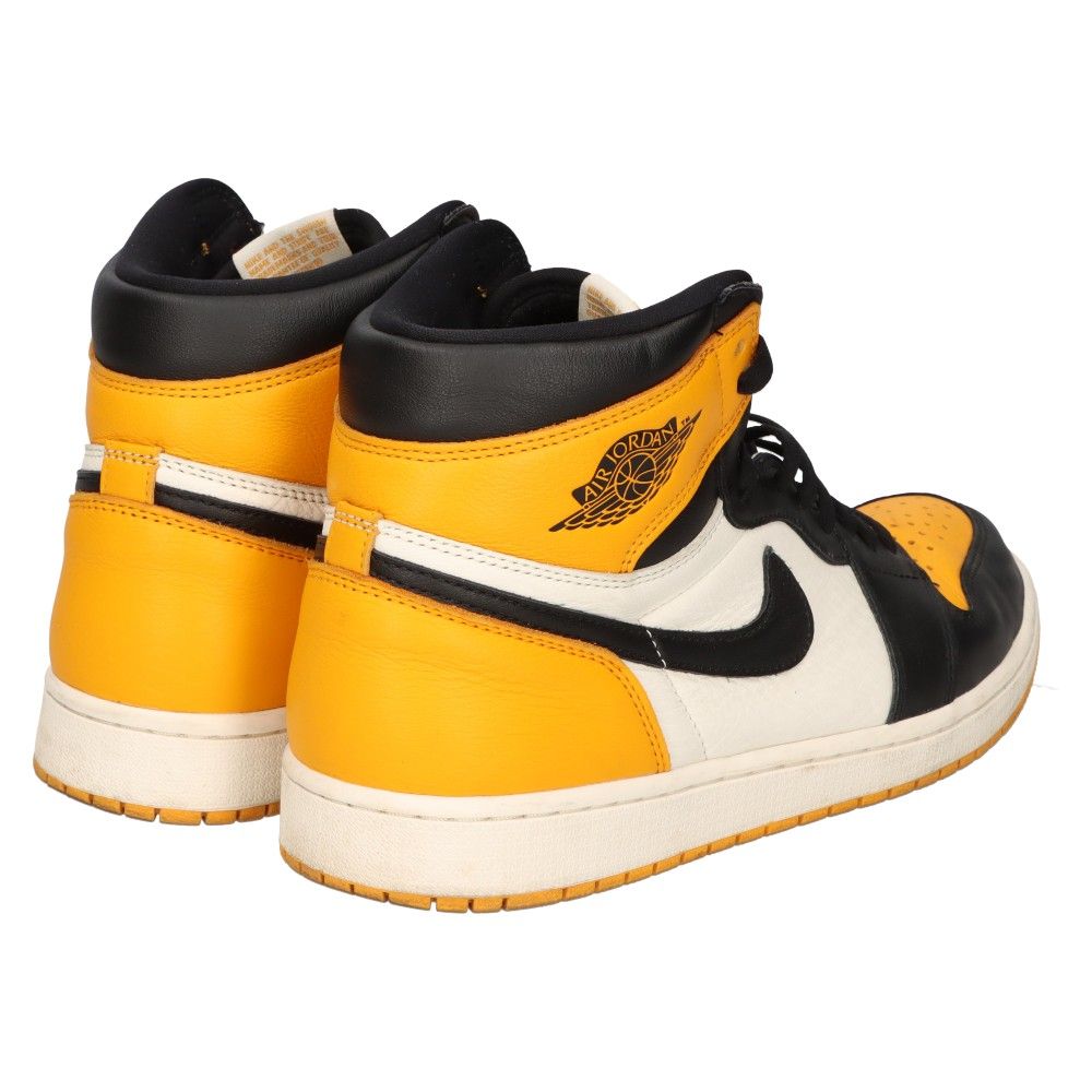 NIKE (ナイキ) Air Jordan 1 Retro High OG Taxi 555088-711 エアジョーダン1 レトロ ハイ OG  タクシー ハイカットスニーカー US12/30cm ブラック/イエロー