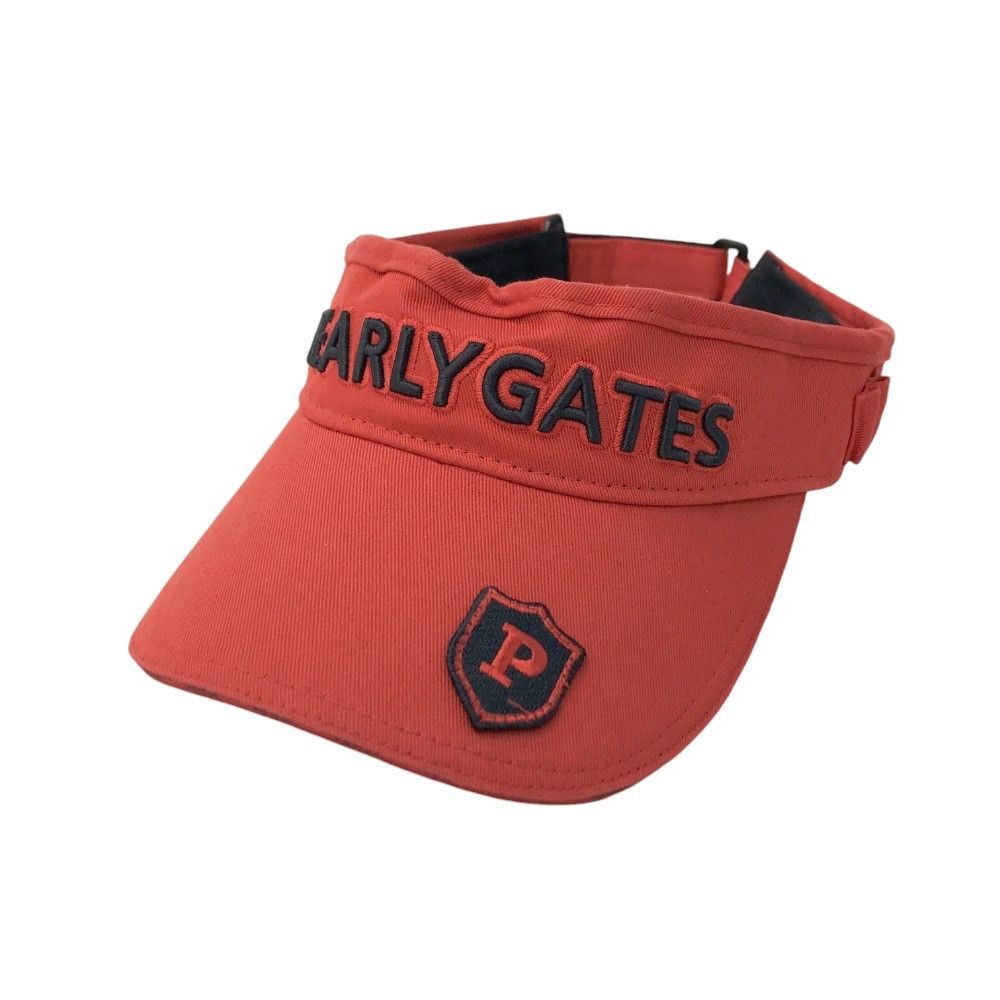 PEARLY GATES パーリーゲイツ 2021年モデル サンバイザー レッド系 FR 240001998495 ゴルフウェア ストスト