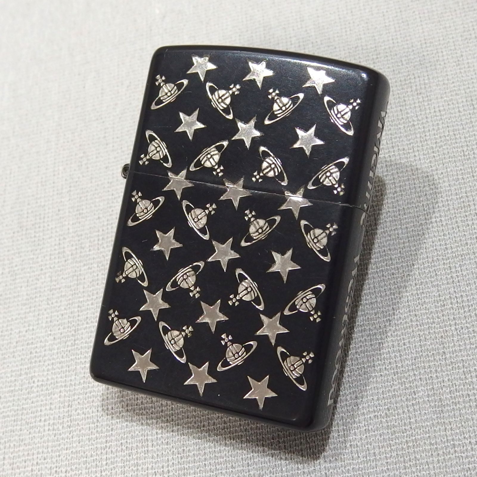 Vivienne Westwood Zippoライター 黒 ☆ZIPPO Vivienne Westwood ロゴ オーブ スター モノグラム