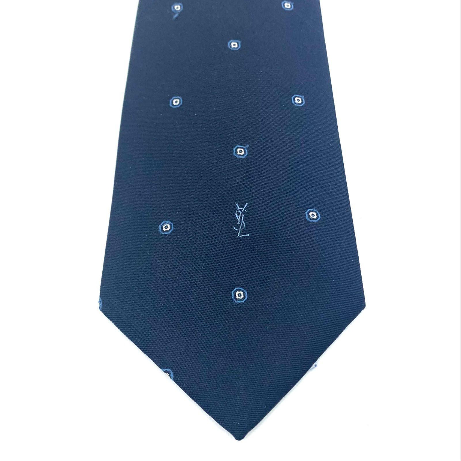 セット割でさらにお得！】YVES SAINT LAURENT ネクタイ ドット YSL