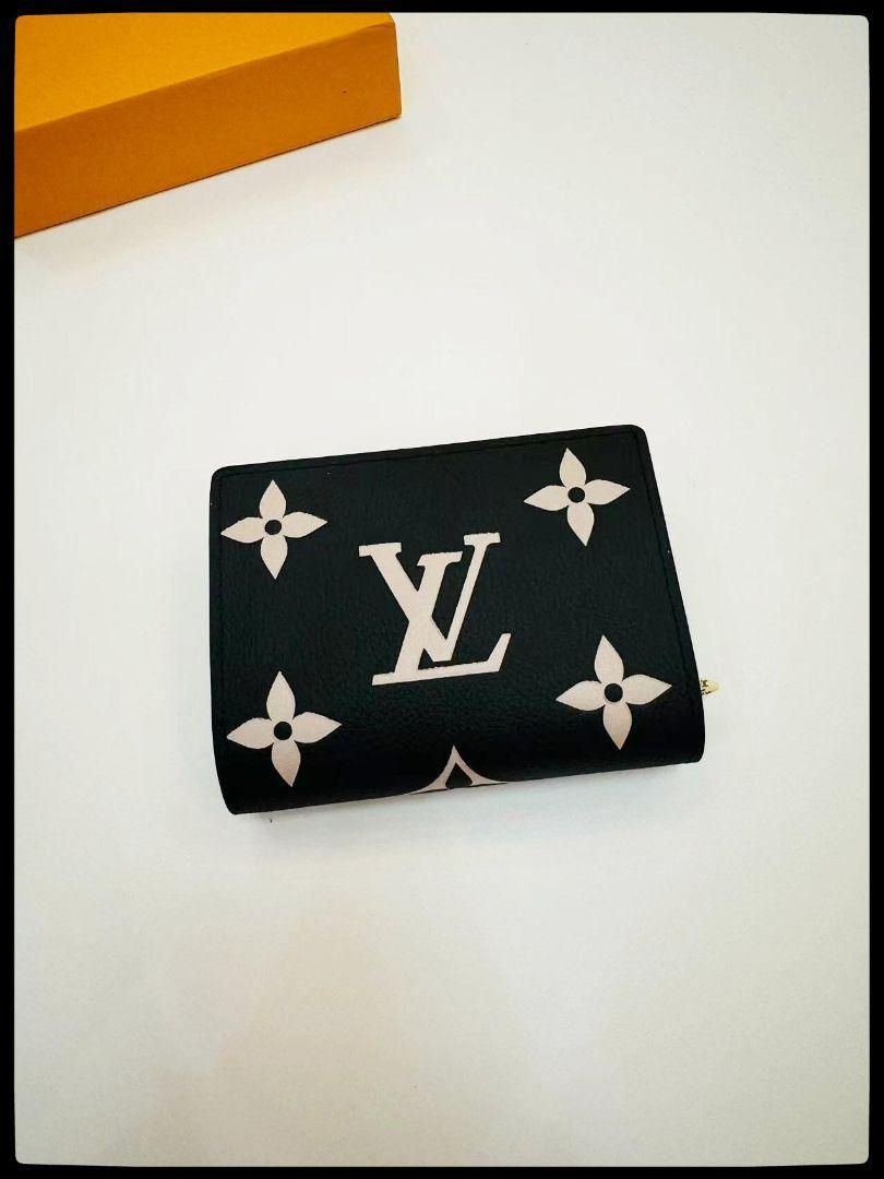 LOUIS VUITTON ルイ・ヴィトン 二つ折り財布 ブラック