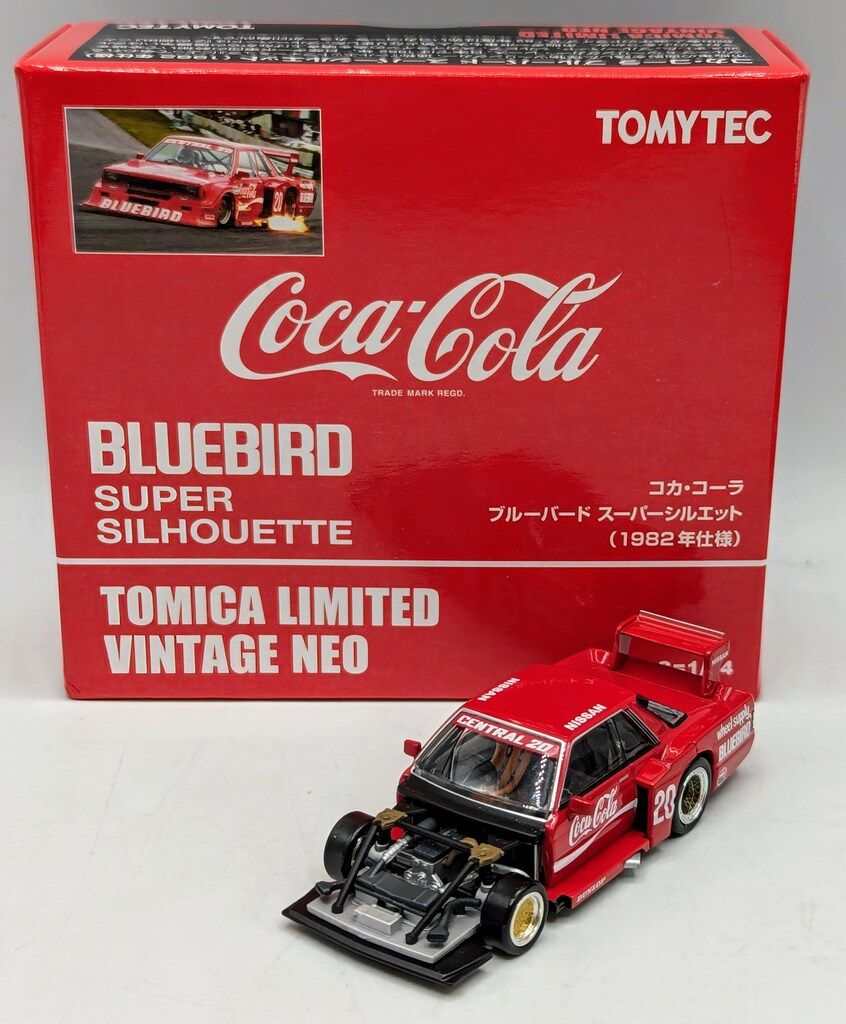 トミーテック TOMICA LIMITED VINTAGE NEO コカ・コーラ ブルーバード スーパーシルエット(1982年仕様)