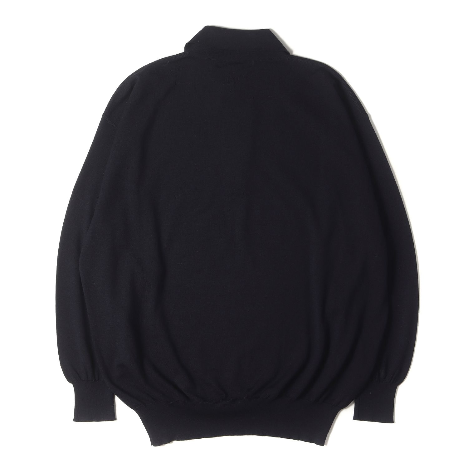 BALLY バリー ポロシャツ ネイビー 紺 サイズ:52 | 90s ウール/シルク 