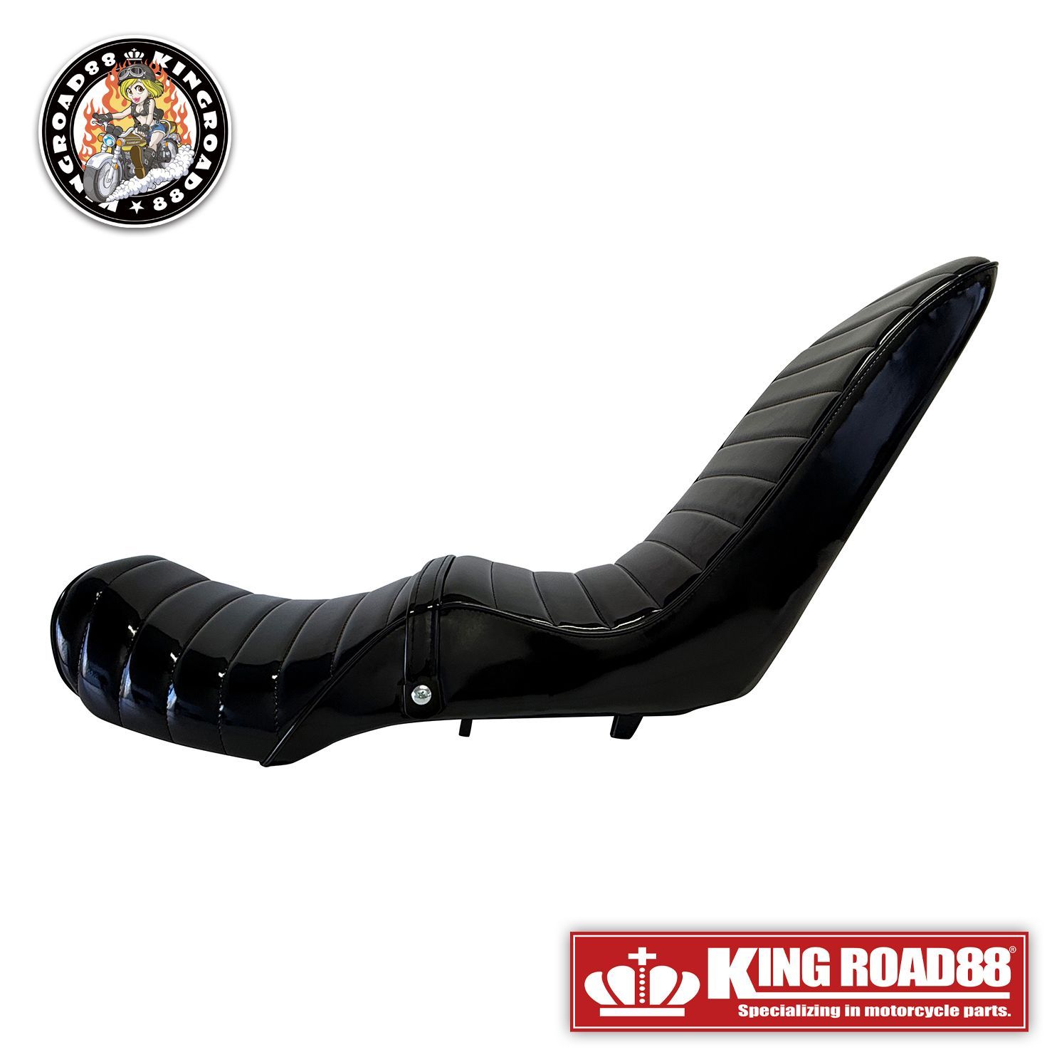 バリオス2 三段シート 45cm 黒エナメル Amazon | バリオス2 用 黒エナメル 三段シート /ZR250B 2型