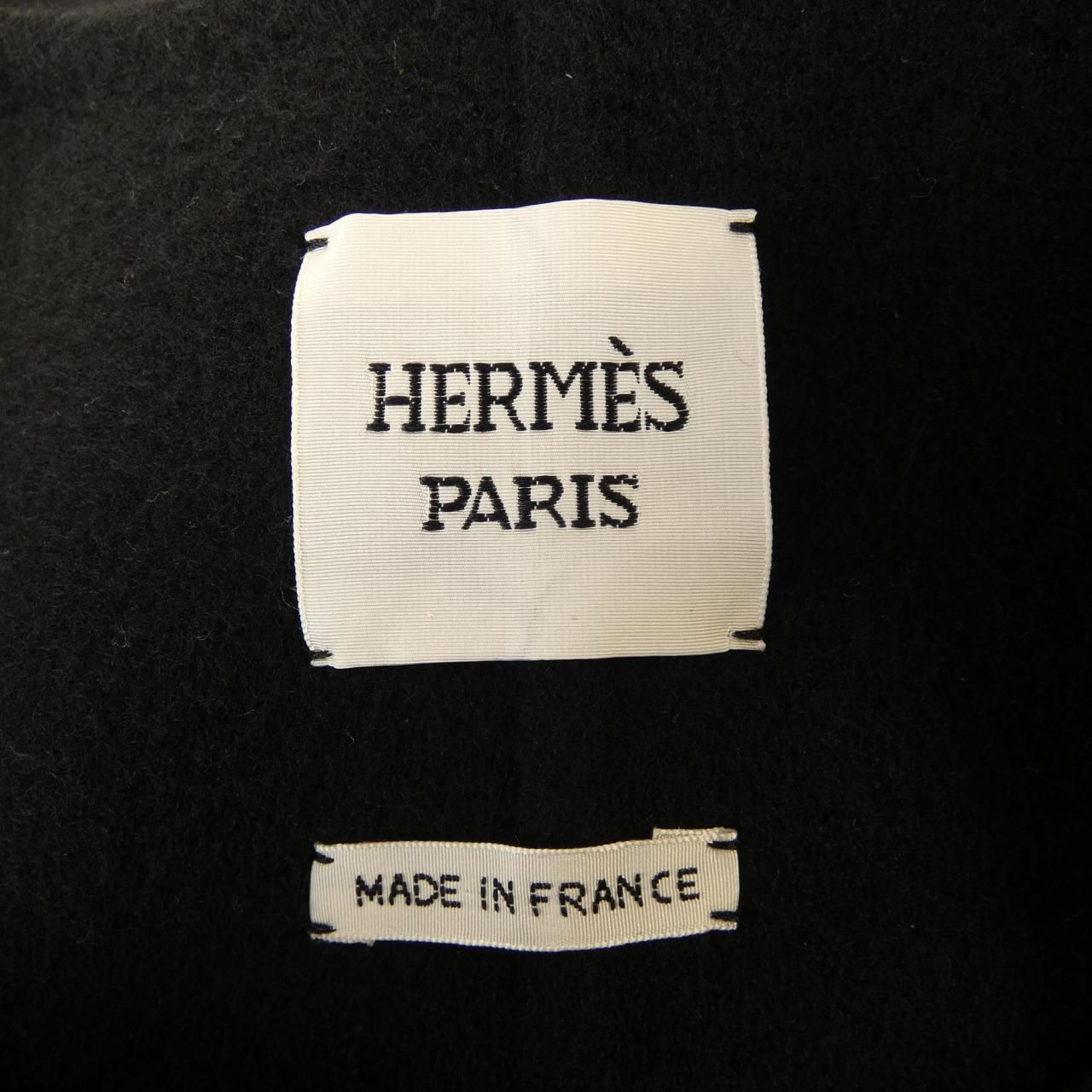  エルメス HERMES ダブルフェイス ロングジレ ロングベスト ニットベスト ベスト ジレ ビスチェ