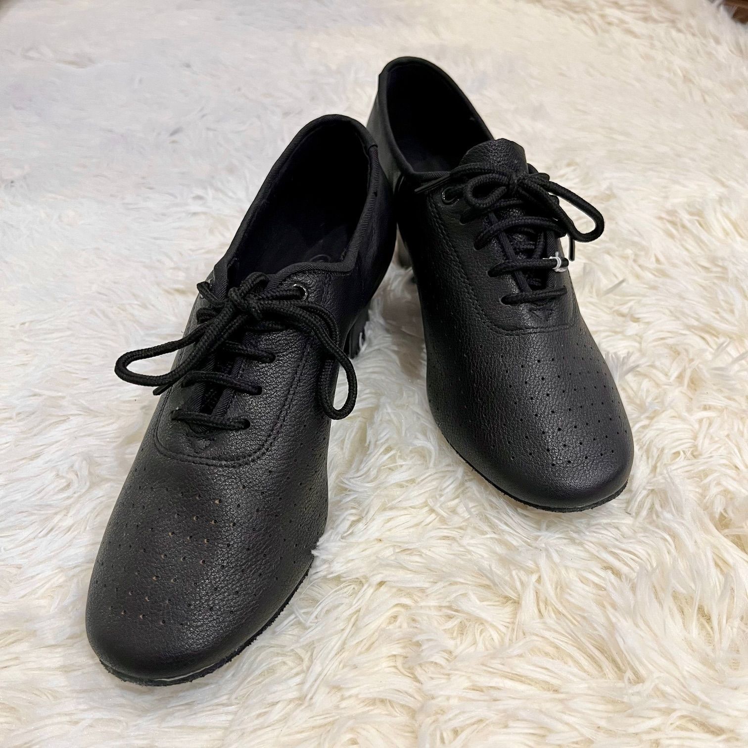 ♥ 社交ダンス 女性 ダンスシューズ ラテン スタンダード ティーチャーズシューズ 23.0ｃｍ げ不可
