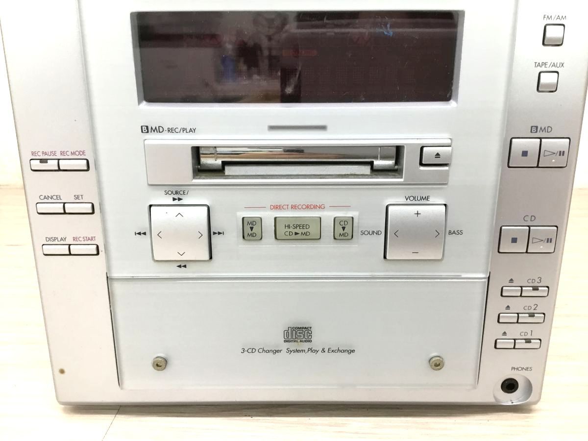 57k1☆稼働品♪ビクター MD/CDダビングミニコンポ Victor MX-S7WMD