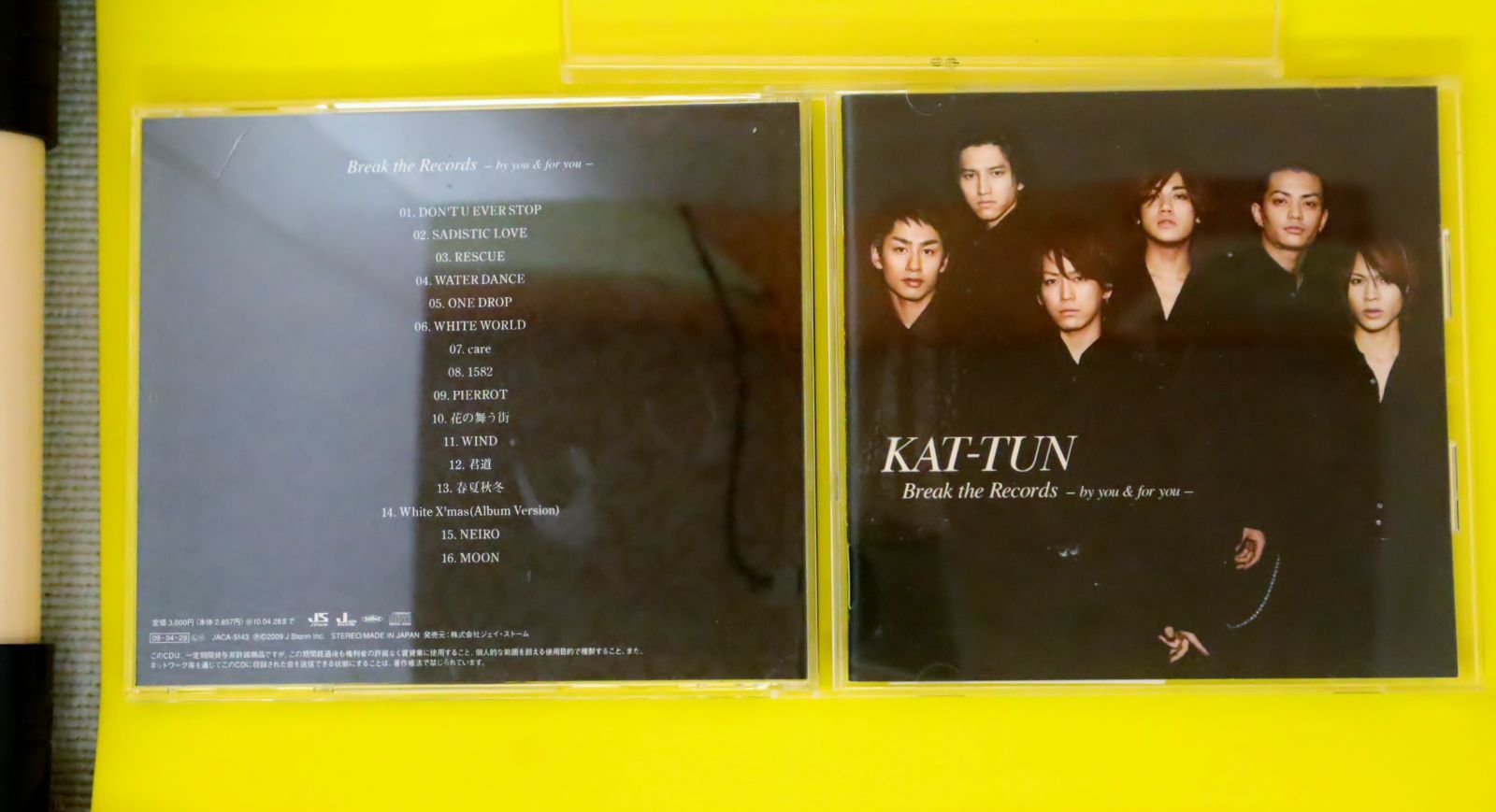 国内盤CD☆カトゥーン/KAT-TUN□ Break the Records -by you ＆ for