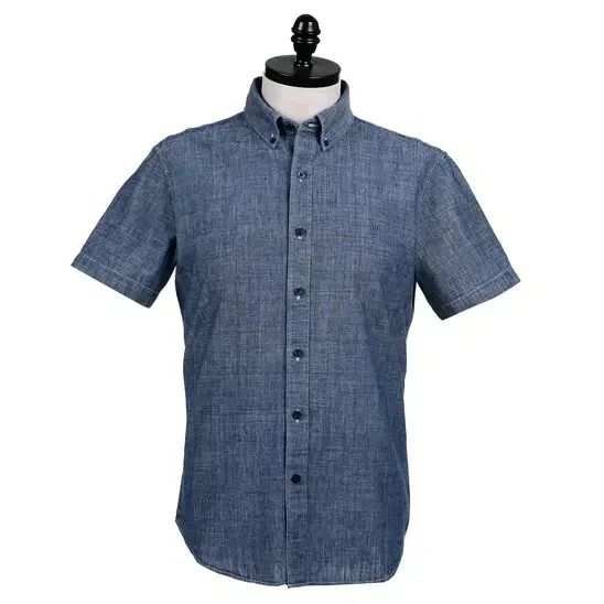 HAZZYS へジス 半袖 デニムシャツ キャンセルされたシャツ 95 サイズ LF ファッション