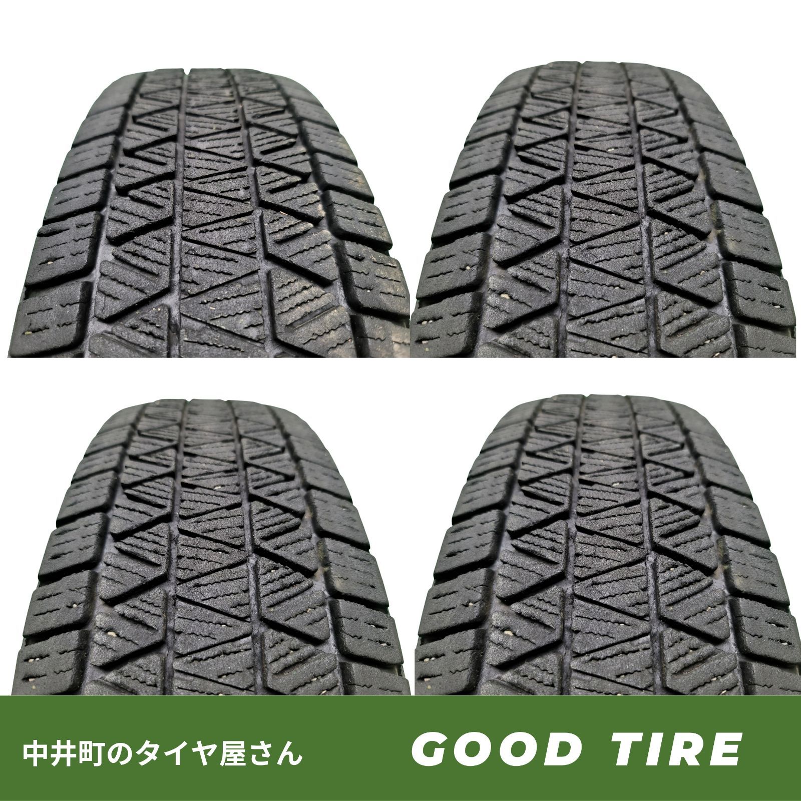 175|80R16 ブリヂストン BLIZZAK DM-V3 4本 2021年製 7分山 タイヤ 7031