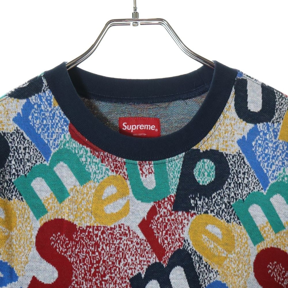 SUPREME (シュプリーム) 19AW Scatter Text Crewneck スキャター