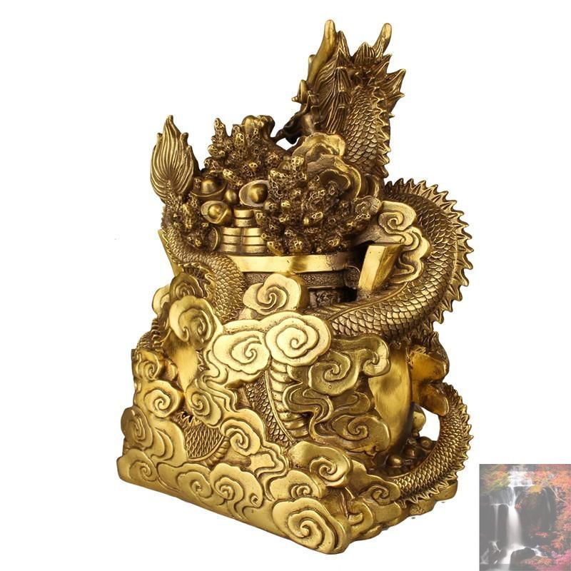 龍 置物 (大) 風水 ドラゴン 昇り 竜 オブジェ 工芸品 置き物 財運 金運 71YzuWLm9PL._UF350,350_QL50_.jpg