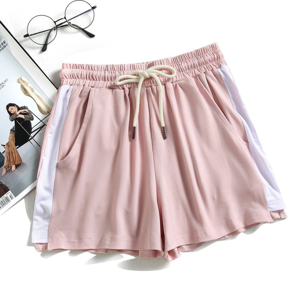 ☆ 핑크 ☆ M ☆ 쇼츠 사이드 라인 쇼츠 yspants5199 쇼츠 여성용 쇼츠 사이드 라인 쇼 팬츠 하의 팬츠 룸웨어 댄스 체어 헬스 피트니스 요가 스포츠