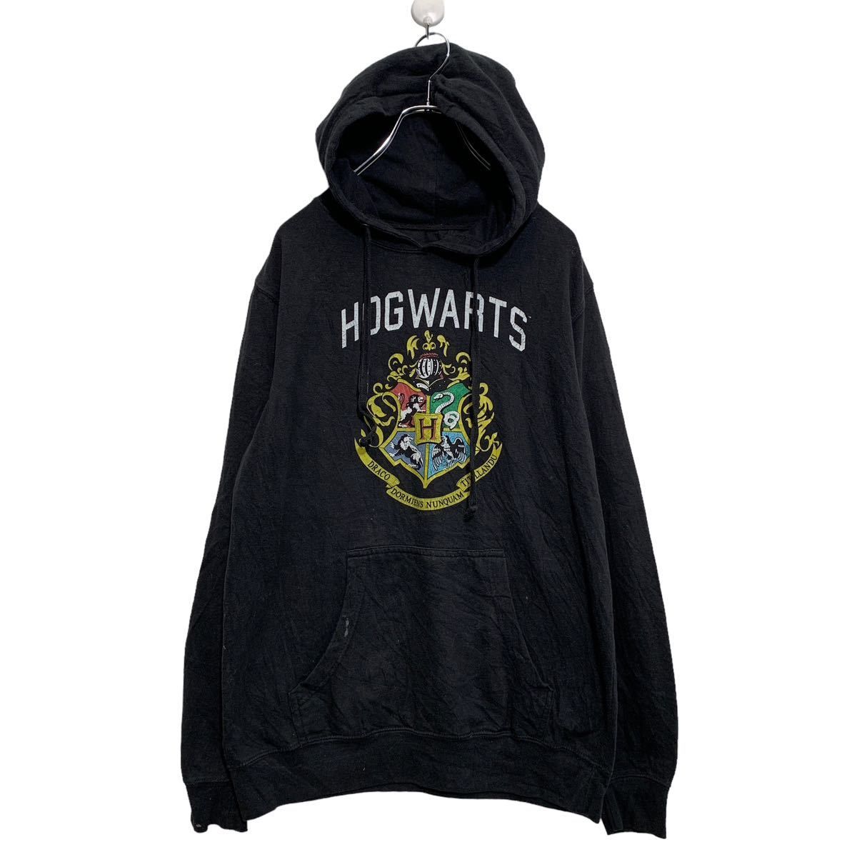 ハリーポッター　パーカー　未使用　新品 Harry Potter プリント スウェット パーカー S ブラック ハリー
