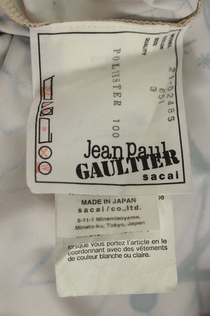 サカイ ×ジャンポールゴルチエ Jean Paul Gaultier 21AW 21