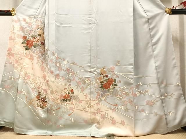 緊急値下げ！❣️訳あり未使用．訪問着.枝花文様.正絹,逸品. 平和屋着物□訪問着 友禅 枝花文 正絹 逸品 DAAP1977ic - メルカリ