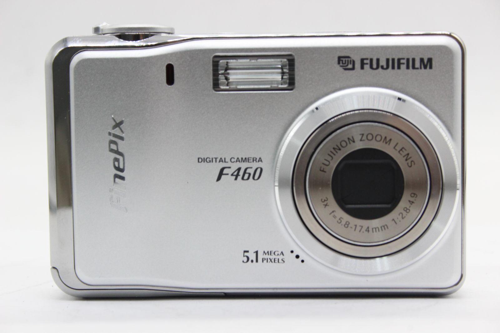 【美品 返品保証】 【元箱付き】フジフィルム Fujifilm Finepix F460 3x バッテリー付き コンパクトデジタルカメラ  s5746
