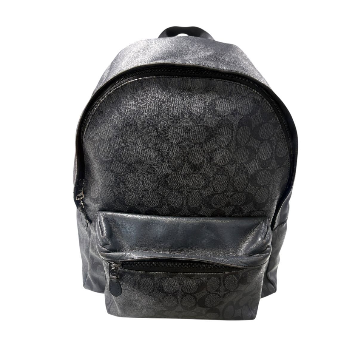 ♪3360 COACH コーチ リュック F55398 シグネチャー グレー