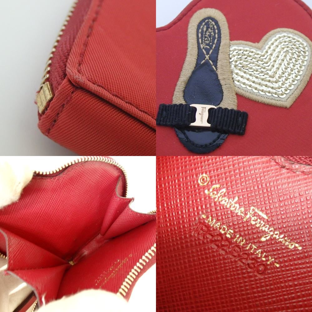 新品】Salvatore Ferragamoハート型コインケース うすく