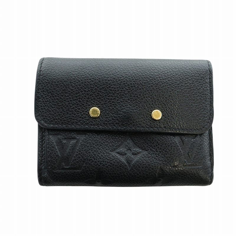 ルイヴィトン　アンプラント　ブラック　ポンヌフコンパクト 極美品】ルイヴィトン LOUIS VUITTON モノグラム アンプラント