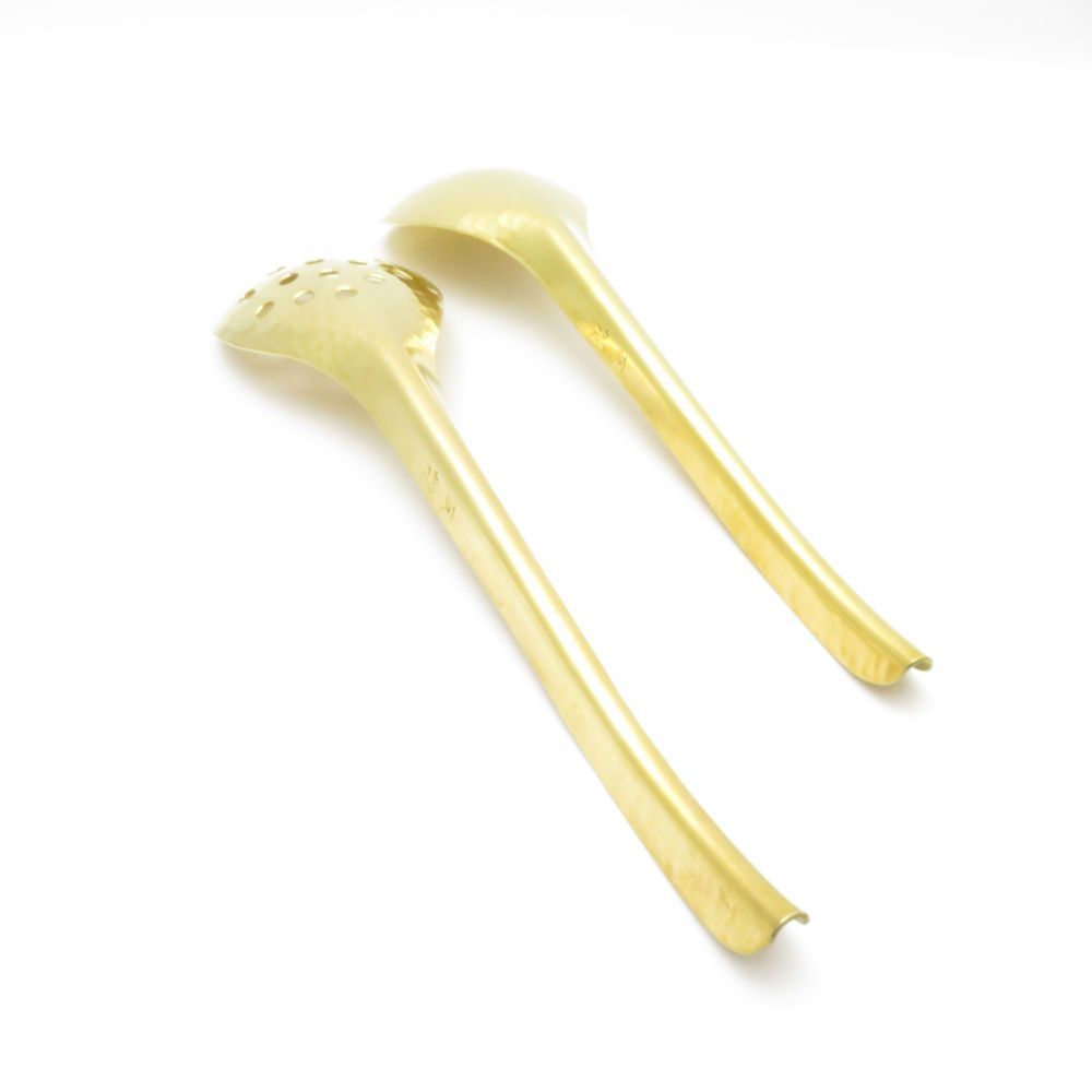 Aritsugu 京都 有次 チリレンゲ 2点 真鍮 穴あき 穴なしセット 真鍮製 SC9258F2