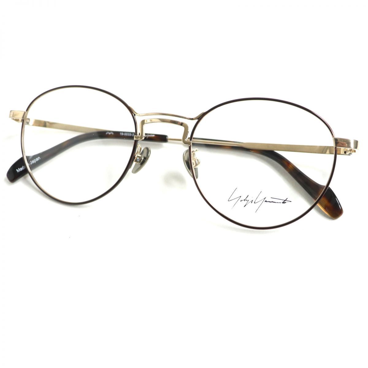 未使用品▽YOHJI YAMAMOTO ヨウジヤマモト 19-0033-3 チタニウム 