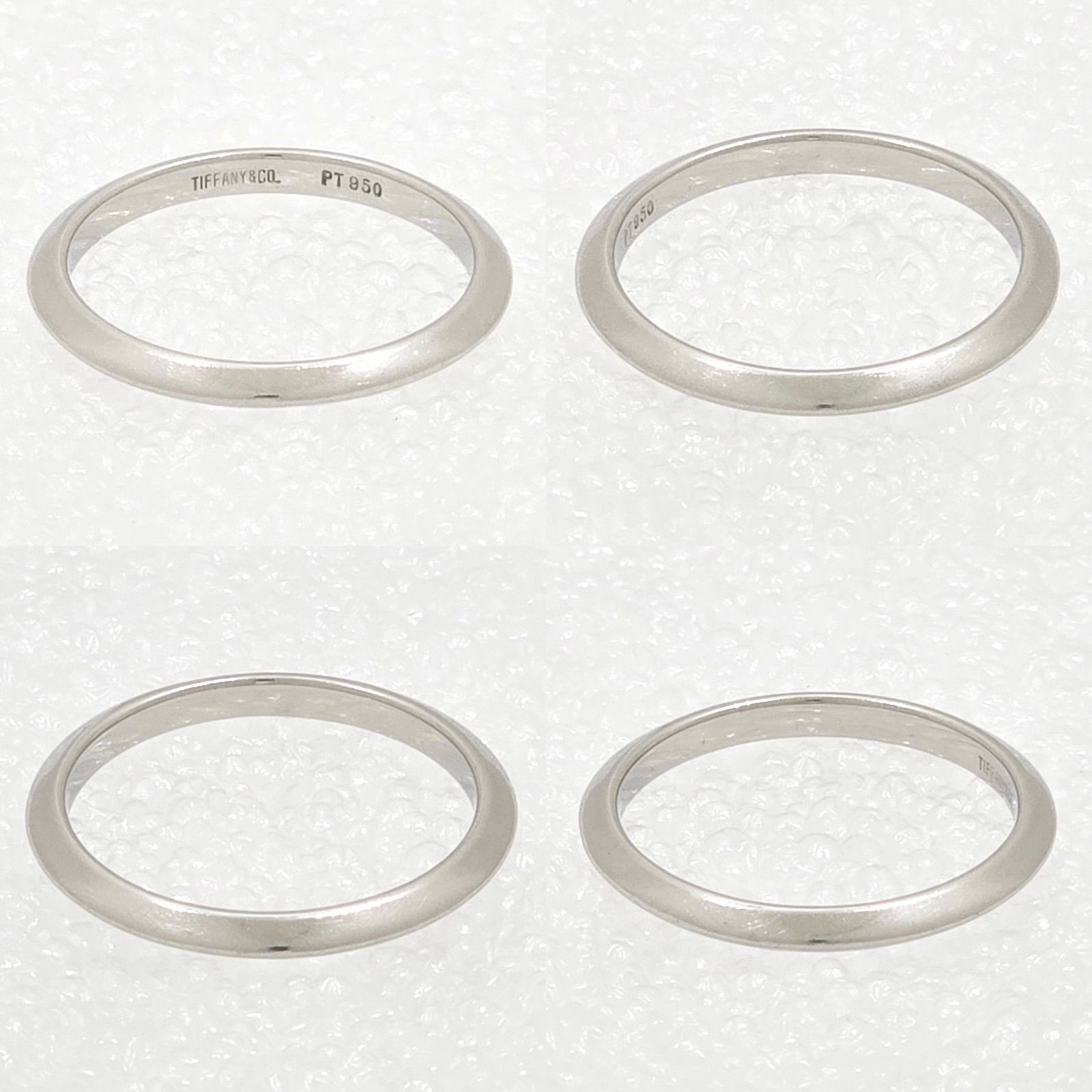 ティファニー プラチナ Pt950 ナイフエッジ リング 7号 S53fe TIFFANY&Co. ティファニー ナイフエッジ リング 指輪 7号 Pt950