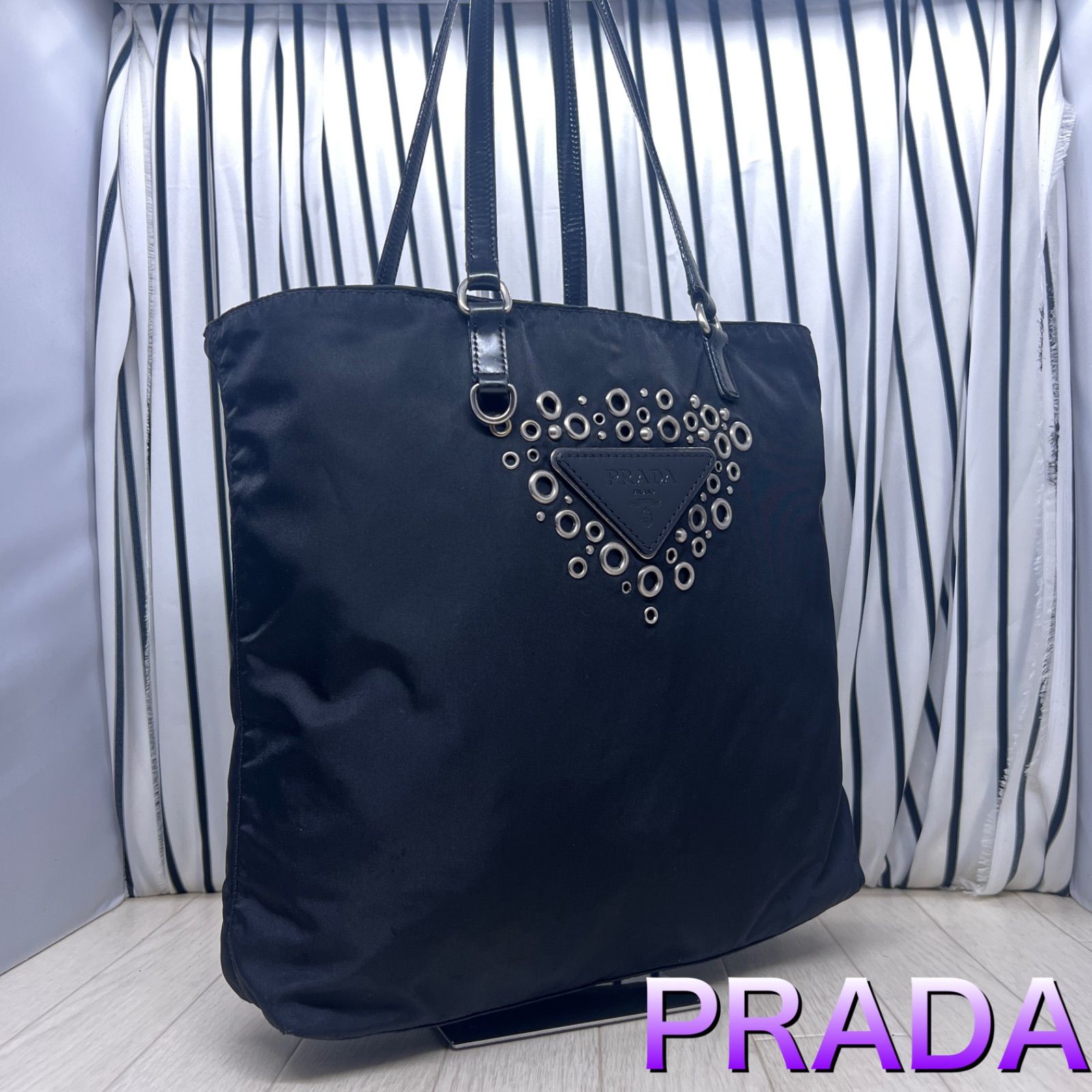 【格安】PRADA×プラダA4収納可能トートバッグ