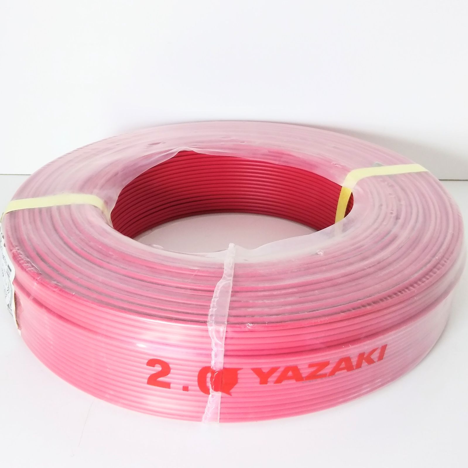 X04545 矢崎電線 IV PbF 2.0㎜ 赤 300ｍ 電線 建築資材 電気工事 ケーブル USTAUSTRALIA_COM_AU