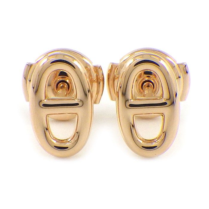 00] ファッション 【美品】エルメス チェーンピアス ファラン