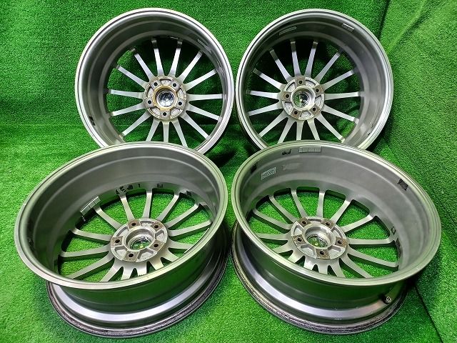 速い船積できます! 社外 エコフォルム 18ｲﾝﾁ 7J 5穴 4本 114.3 53 取扱商品6万点以上！