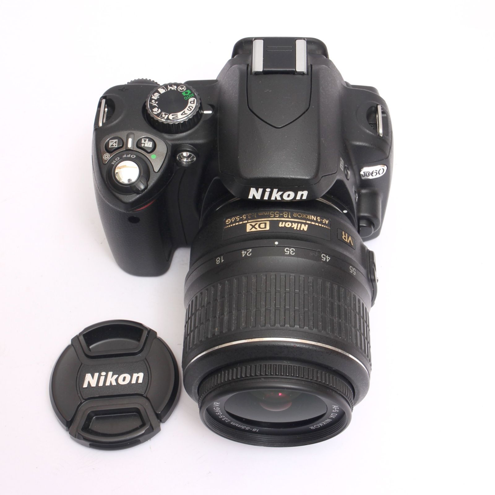 Nikon ニコン D60 + AF-S DX 18-55mm F3.5-5.6 G VR レンズ