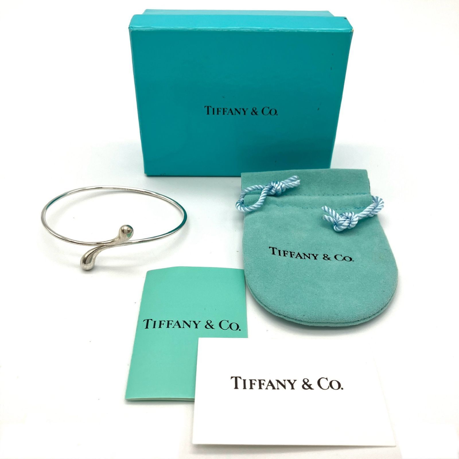 ティファニー ダブル ティアドロップ バングル 925 OLDTIFFANY Tiffany&Co. ティファニー ダブルティアドロップ バングル