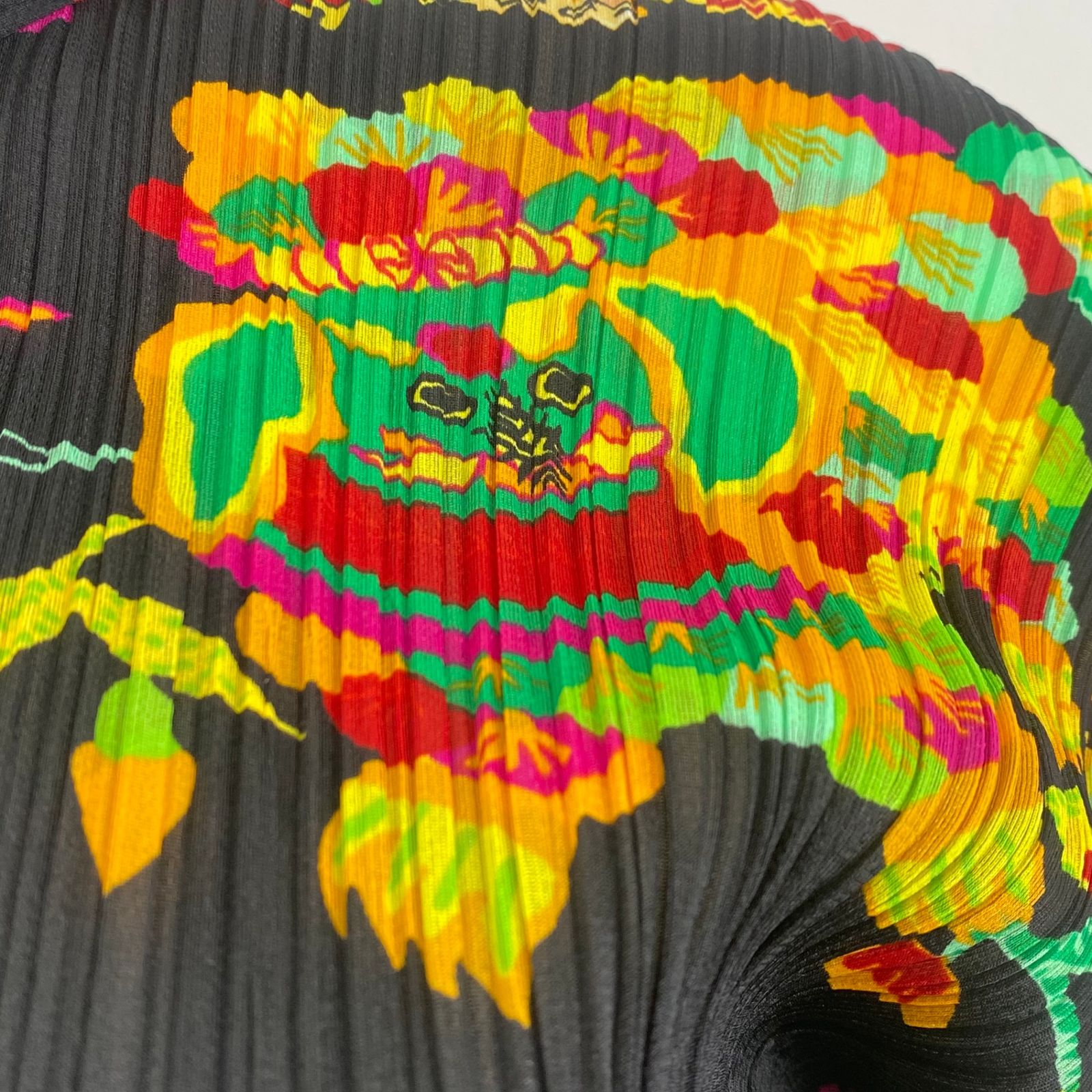 PLEATS PLEASE! チャイナカラー長袖トップス サイズ3 PLEATS PLEASE