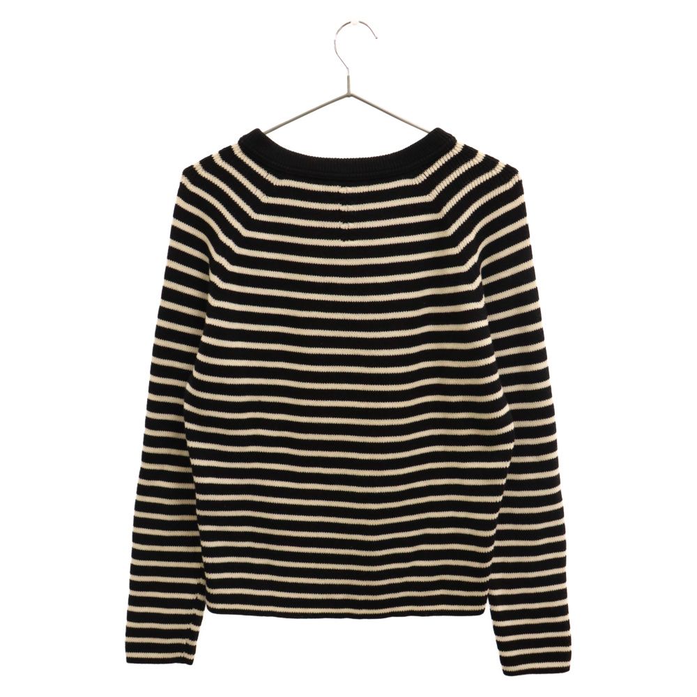 SAINT LAURENT PARIS (サンローランパリ) 15AW ネックジップボーダー