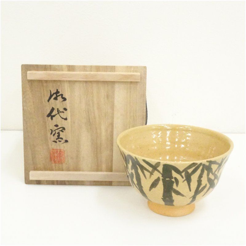 抹茶茶碗　年代物　骨董　アンティーク　茶道具 伊賀焼 上野窯 谷口展山造 茶碗（共箱） 茶道 抹茶 おしゃれ