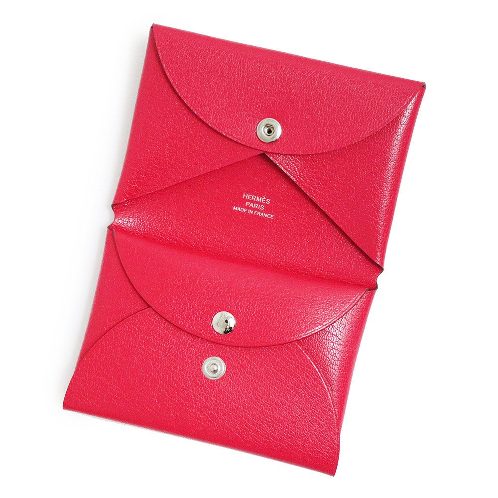 エルメス カルヴィ デュオ コンパクト カードケース パスケース 名刺  