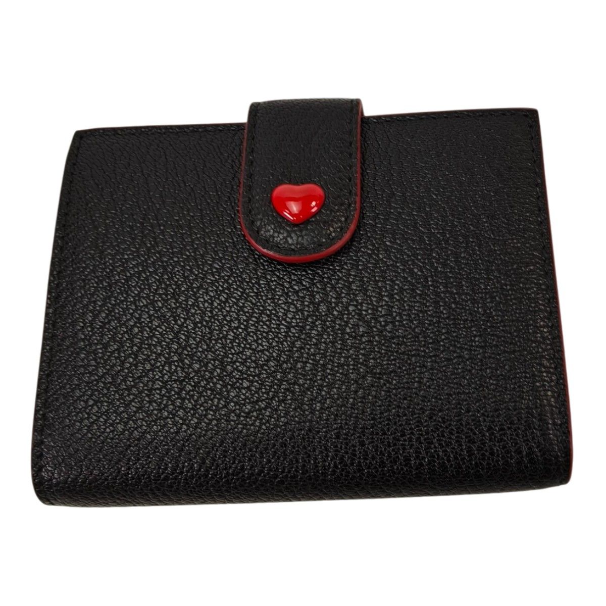 ミュウミュウ 三つ折り マドラス ハード ラブレー ブラック バイカラー