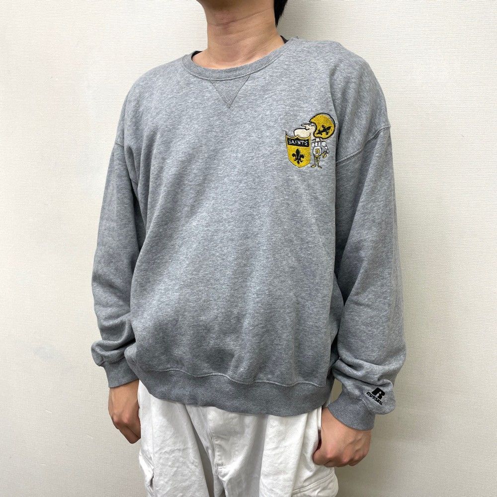 ニューオーリンズ・セインツ スウェットシャツ　古着 US古着 RUSSELL ATHLETIC NFL ニューオーリンズ セインツ