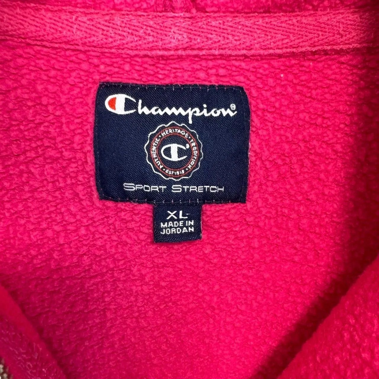 Champion - champion チャンピオン　  ハーフジップ　y2k ギャル系　スウェット　パーカー　古着　長袖 champion チャンピオン ハーフジップ y2k ギャル系 スウェット
