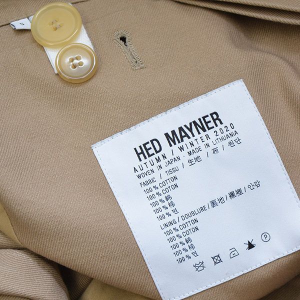 HED MAYNER 2020AW コットンロングコート - メルカリ