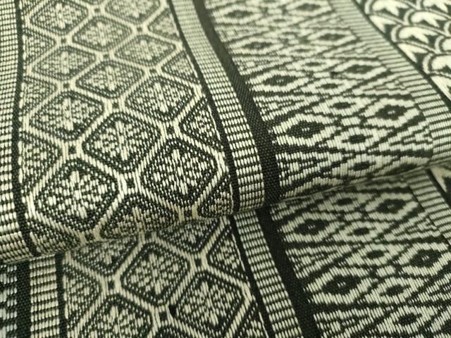 平和屋着物○本場筑前博多織 八寸名古屋帯 吉祥間道 正絹 逸品 未使用