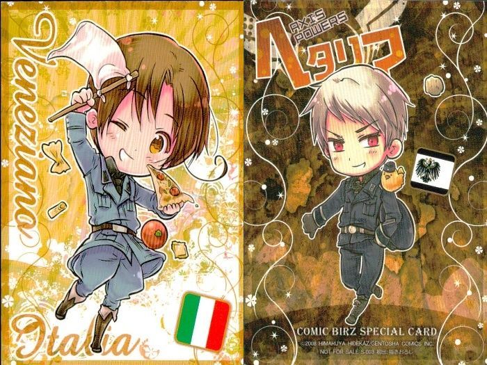 ux105 カード ヘタリア まとめ 【 イタリア プロイセン 】 コミック
