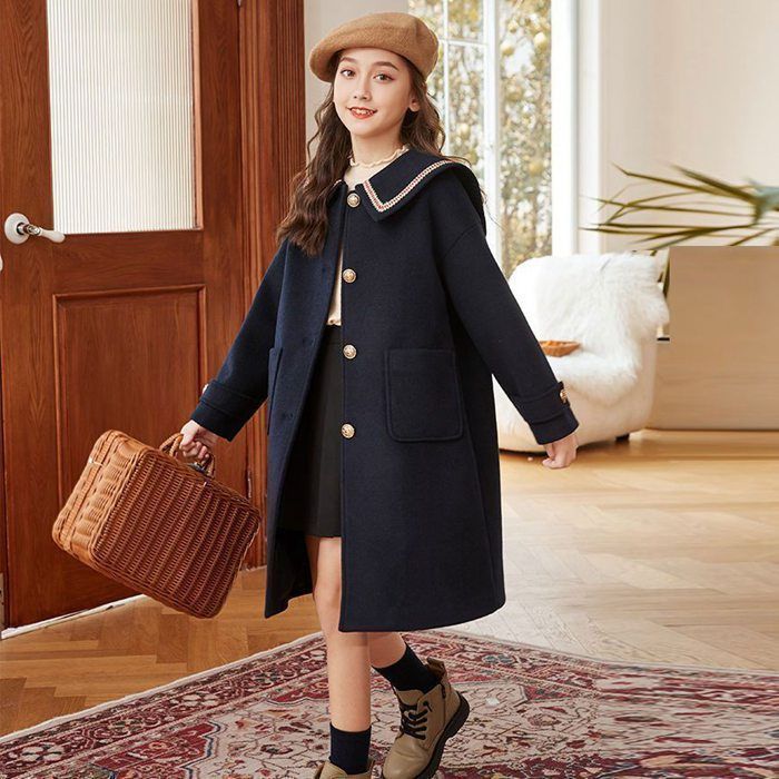 コート キッズ 女の子 中綿入れ 子供服 チェスターコート 秋冬 アウター モッズコート ロングコート キッズコート 子供コート 可愛い 暖かい 防寒 お出かけ 小学生 女児 通園 通学 キッズコ