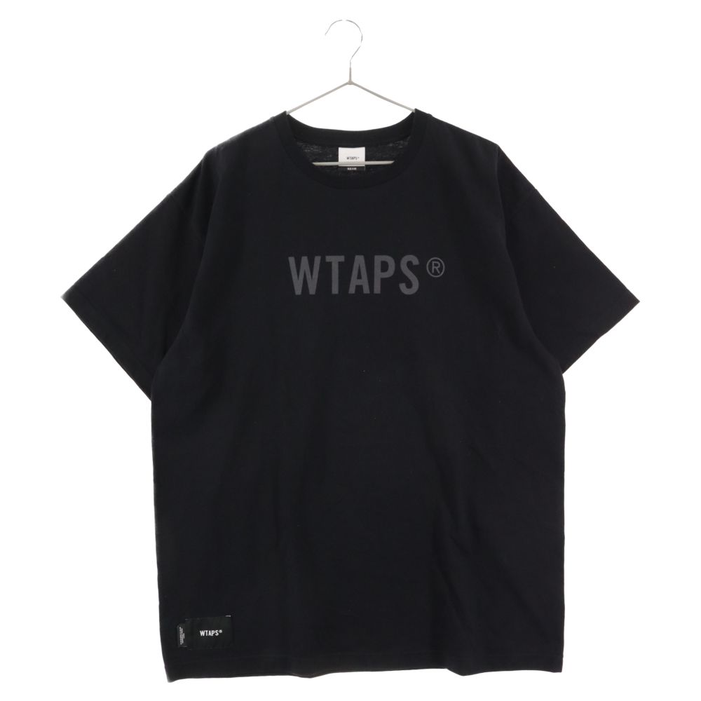 WTAPS (ダブルタップス) 23SS SIGN COTTON TEE ロゴプリント 半袖Tシャツ ブラック 231ATDT-STM10S -  メルカリ