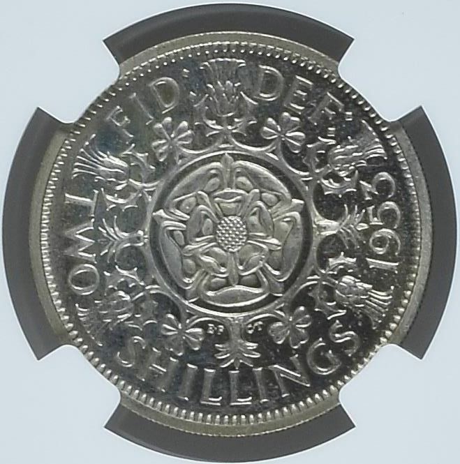 1953年 エリザベス女王 2シリング 銀製 1953年 エリザベス女王 2シリング 銀製 イギリス 1953 エリザベス2世 1