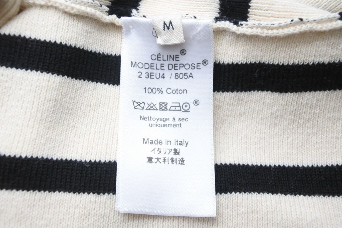 セリーヌ  2 3EU4/805A ボーダーニット レディース L CELINE セリーヌ 長袖セーター ボーダー 2 3EU4 / 805A イタリア製